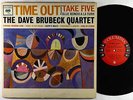 Dave Brubeck Quartet - Time Out LP - Columbia - CL 1397 6-Eye Mono
