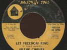HEAR - Rare Soul 45 - Frank Turner - Let Freedom Ring - Maison De Soul # MS-324