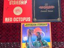 Jefferson Airplane Starship 3 LPs vinyl records  Worst of Red Octopus Spitfire