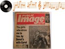 Public Imaged Ltd Public Image 7” Single Newspaper Sleeve A2E B2E Pressing - EX