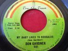 DON GARDNER My Baby Likes To Boogaloo 45 rpm Tru-Glo-Town 1001 NORTHERN SOUL VG