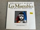Les Miserables Broadway Musical Cast Album 2 LP 1987 GEFFEN Vinyl Record