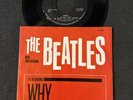 THE BEATLES w/ TONY SHERIDAN   WHY   MGM   Rare Original With Picture Sleeve