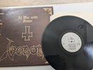 VENOM-AT WAR WITH SATAN,1984 G/FOLD LP,INSERT+UNUSED MERCH FLYER