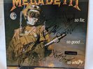 RARE MEGADEATH DOUBLE SIGNED  DAVE MUSTAINE ALBUM SO FAR, SO GOOD... SO WHAT