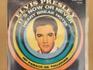 SP 45T Elvis Presley ‎– It's Now Or Never / Heartbreak Hotel - Fra 1970 (EX+/EX)