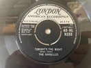 THE SHIRELLES  -  TONIGHT`S THE NIGHT  c/w  THE DANCE IS OVER