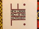 New Order - Movement LP Factory UK Vinyl 1982