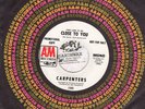 CARPENTERS - Close To You / Kept On Loving You - A&M PROMO MONO NM UNPLAYED 45
