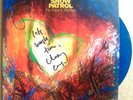 Snow Patrol - The Forest Is The Path Signed w/ lyrics Blue Vinyl Autographad