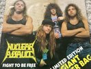 NUCLEAR ASSAULT  FIGHT TO BE FREE 12 Inch. Limited Edition Giant Poster Bag