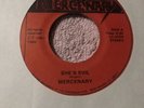MERCENARY she’s evil / Plastic Eyes 45 W/sleeve- Metal, Rock EMPIRE LC-0724 1982