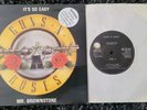 Rare Metal Promo 45 Guns N Roses It's So Easy GEF22DJ 1987  NM