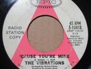The. Vibrations 'Cause You're Mine/Overdose Epic 10418 US Original 1968 Vg- Hear