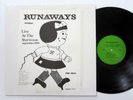 the RUNAWAYS Live at the Starwood 1976 LP Joan JETT Lita FORD Near-MINT vinyl
