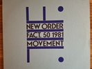 New Order Movement vinyl debut album 1981 original first pressing