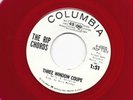 SURF HOT ROD RED WAX 45 - RIP CHORDS - THREE WINDOW COUPE HEAR -1964 DJ COLUMBIA