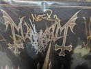 Mayhem De Mysteriis Dom Sathanas Alive LP Vinyl Autographed Goatmoon Dark Throne