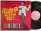SLIM SMITH Everybody Needs Love ECONOMY Blank Pre Release  Boss Reggae LP ORIG