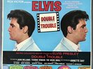 Elvis Presley Double Trouble Large Orange RCA Stereo  UK LP SF 7892, VG+/VG+