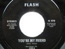 Sweet Soul Funk 45 rpm FLASH You're My Friend—Disco Train PRIVATE San Diego EX