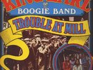 LP King Earl Boogie Band Trouble At Mill UK ORIGINAL + POSTER / TEXTURED