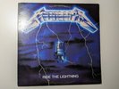 METALLICA Ride The Lightning LP 1984 Elektra Megaforce SRC Pressing VG+