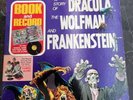 1975 DRACULA WOLFMAN FRANKENSTEIN BOOK RECORD SET# BR508