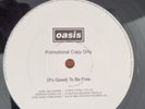 Oasis (It's Good)To Be Free Promo CTP 195 Single Sided 12'' Vinyl (Damont press)