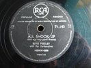 ELVIS PRESLEY 78 RPM, ALL SHOOK UP - THAT'S WHEN YOUR HEARTACHES  S/A RCA 71.143