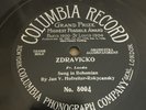 Early One Sided Columbia 78 RPM Jan V Hofreiter Rokycansky 8004 E Bohemian