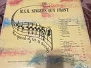 The M.S.R. Singers Out Front vintage vinyl record With Plastic