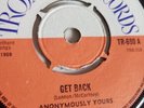 ANNONYMOUSLY YOURS /SKINHEAD REGGAE /TROJAN 45/ GET BACK   THE BEATLES