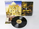 IRON MAIDEN POWERSLAVE VINYL 1984 TEXTUERD SLEEVE MERCH SHEET VG+
