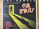THE DAMNED - EVIL SPIRITS  WHITE VINYL + Insert Punk Pistols Clash Goth SIGNED