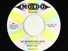 Crossover Soul 45 - Nancy Lee - No Words For Love - Mo Do VG++