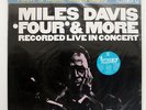 MILES DAVIS FOUR&MORE RECORDED LIVE IN CONCERT CBS 18AP2063 JAPANOBI SEALED 1XLP