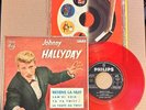 JOHNNY HALLYDAY EP LA NUIT ESPAGNE RED VINYL 62