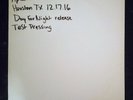 TEST PRESSING - Aphex Twin / AFX - Houston, TX 12.17.16 - Vinyl-LP