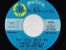 Northern Soul 45 - Johnny Wesley & Four Tees - You Still Need Me - Melic VG+