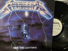 Metallica – Ride The Lightning LP 1984 Megaforce – MRI 769 VG/EX [SILVER LABEL]