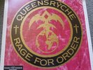 Queensryche Rage For Order. vinyl record. 1986. Promo copy. Unplayed.