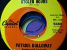 Rare Northern Soul 45 PATRICE HOLLOWAY - Stolen Hours / Lucky My Boy