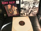 Hanoi Rocks Back To Mystery City LP 1983 Lick 1ST UK A1/B1 near MINT White Vinyl