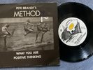 PETE BRANDT'S METHOD - WHAT YOU ARE rare UK 1980 / POST PUNK FUNK / MINT-