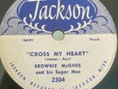 BLUES Brownie McGhee - Sonny Terry 78 rpm JACKSON 2304 Mean Old Frisco V+