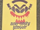 Pop Will Eat Itself Anti-Nasty League Red Vinyl 2015 Signed Poster Sticker PWEI