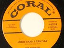 CRICKETS: baby my heart / more than i can say CORAL 7