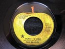 Beatles TICKET TO RIDE 1971 Apple BLACK STAR Los Angeles 45 rpm single VG