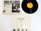 Jethro Tull Thick As A Brick Vinyl Record progressive rock Music Sound Japan